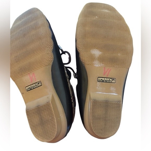 Sperry Top Sider Brown With Plaid Weatherproof Duck Boots Size 6.5 - Picture 5 of 5